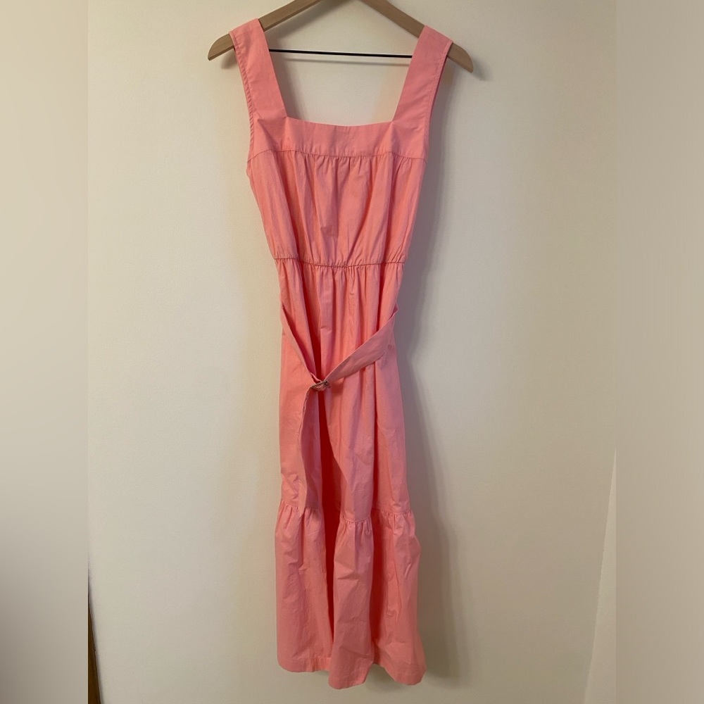 Elegant Pink Sleeveless Dress